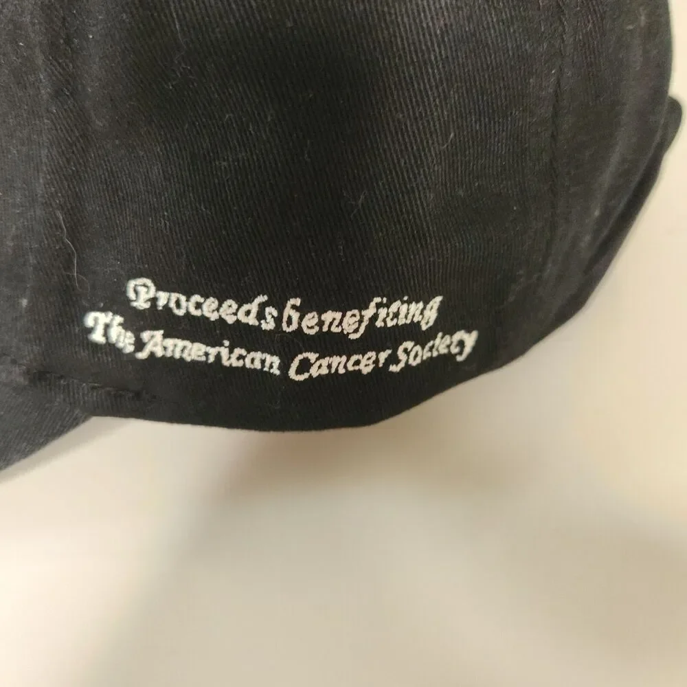 American Cancer Society 2002 Tin Cup Golf Tournament Carolinas Adj Strapback Blk
